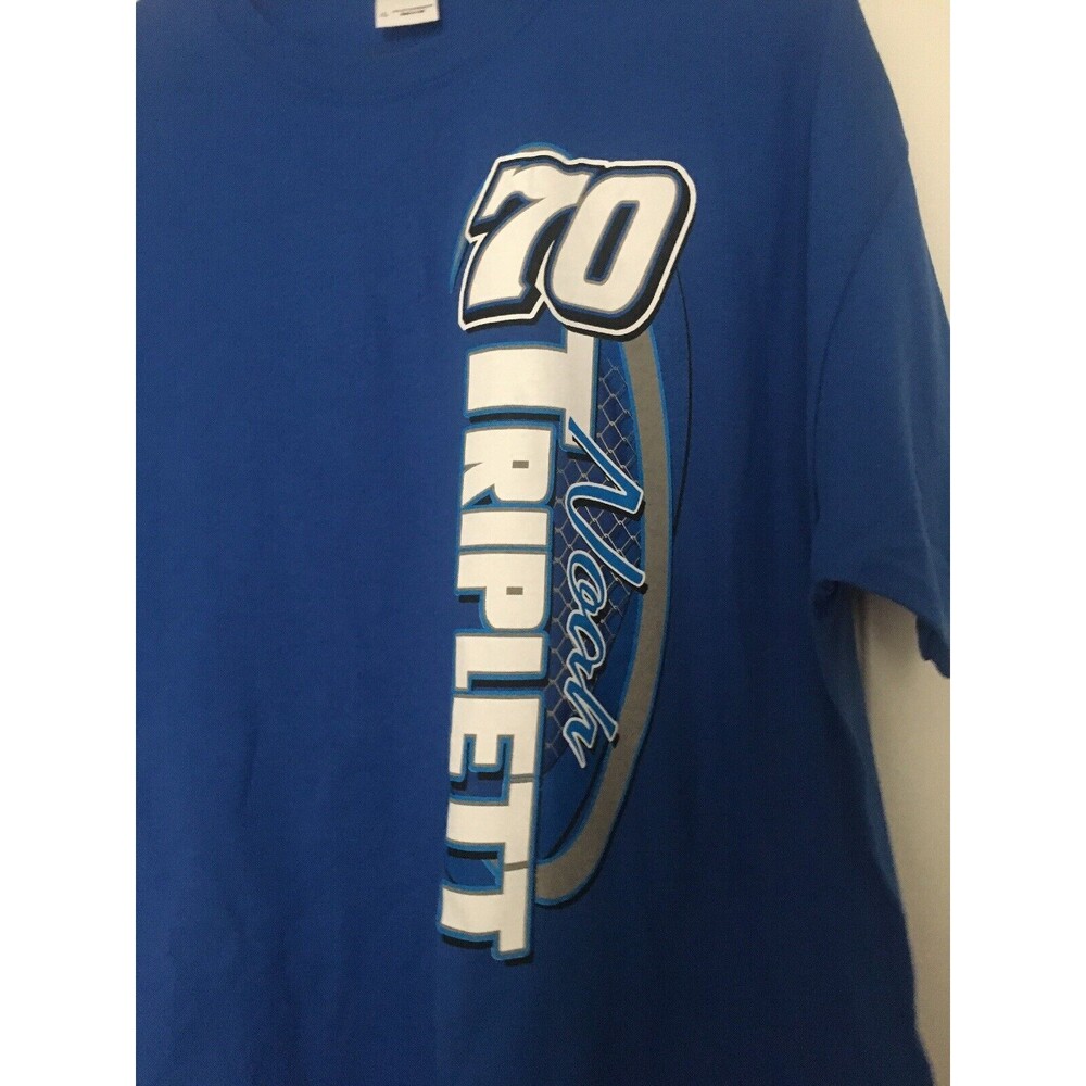 Gildan Men's Short Sleeve T-Shirt Fitzgerald Noah Triplett Racing Size XL - Picture 2 of 11